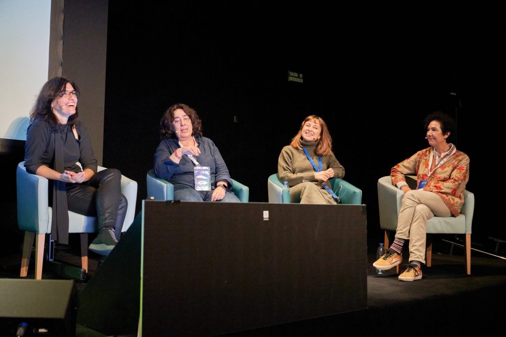 Pilar Sánchez Díaz AEC, Arantxa Echevarría, Carmen Albacete y Teresa Medina AEC (foto de Suwon Lee)